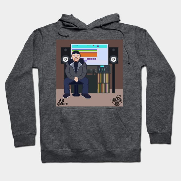 Ab The Audicrat Pixel Art Hoodie by Ab The Audicrat Music